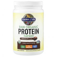 Garden of Life, необроблений органічний протеїн, шоколад, 700 г (1 фунт 8,69 унції)
